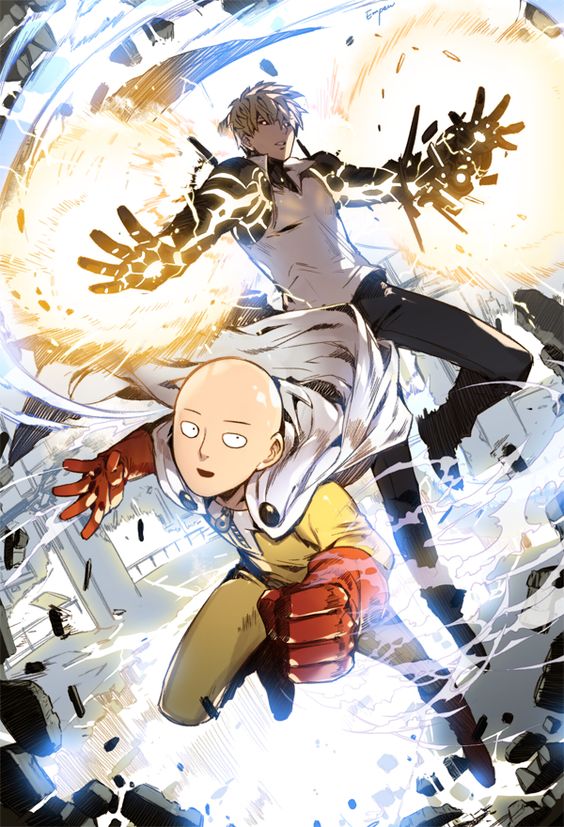 Saitama and Genos (One-Punch Man)