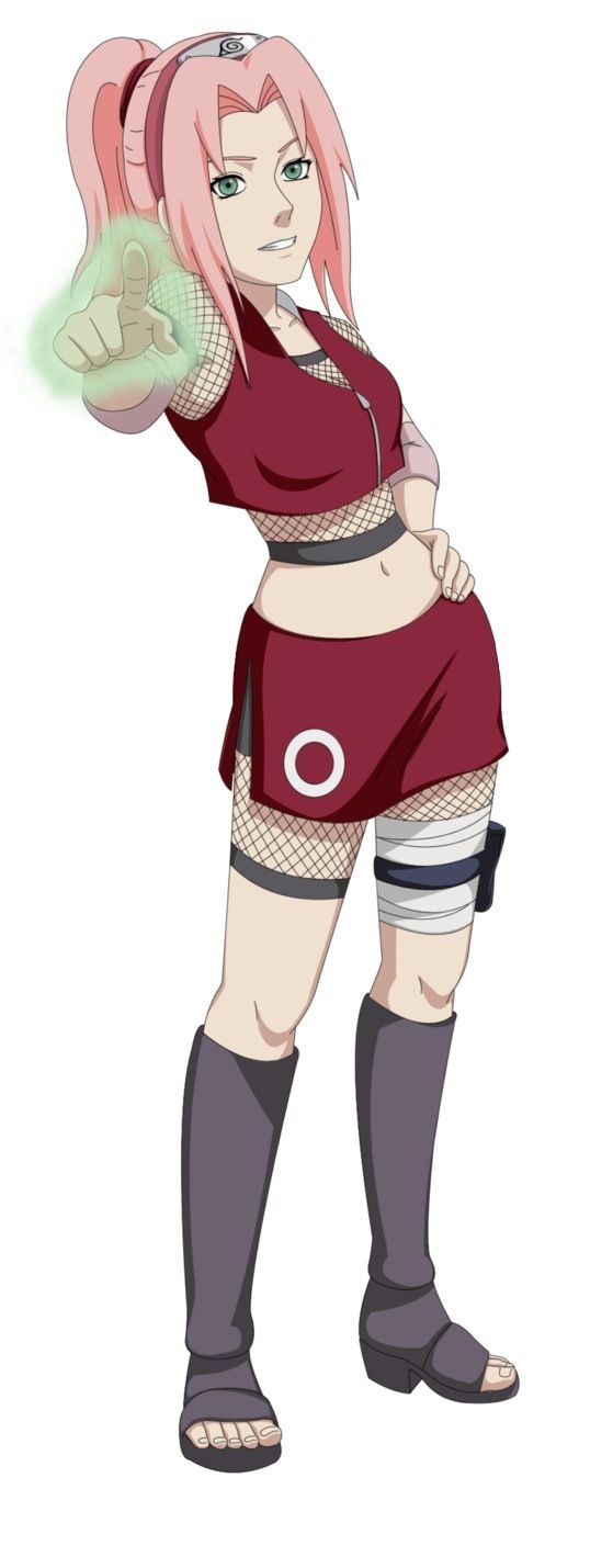Sakura Haruno (春野サクラ, Haruno Sakura) is one of the main characters in the series. She is a chūnin-level kunoichi of Konohagakure, a talented medical-nin, and a member of Team Kakashi. SHE IS FREAKING USLESS SHE HAS NO TALENT