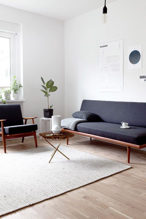 Sarah Van Peteghem furnishes Berlin apartment with vintage Danish seats