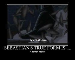 Sebastian Michaelis true form  demon hooker.