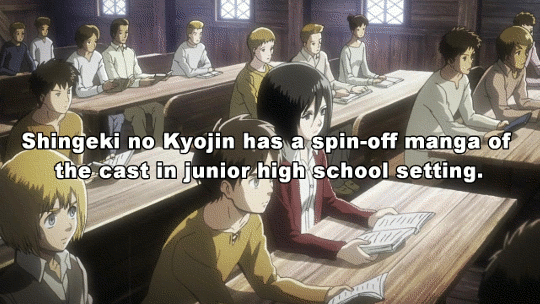 Shingeki no Kyojin facts. Anime Facts