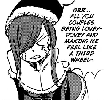 SHIPS ARE ON SAIL CAPTAIN Erza confirms Nalu, Gruvia and Gajevy are canon :P #Fairy Tail#Fairy Tail Christmas special