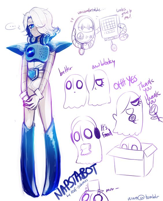 @Shirley Leaf-submas ‘s napstabot design is my favorite i loveee