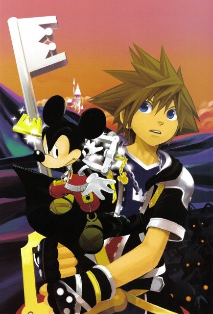 Shiro Amano, Art Works Kingdom Hearts, Kingdom Hearts, Heartless (Kingdom Hearts), Mickey Mouse