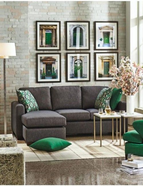 Small sectional sofa with chaise