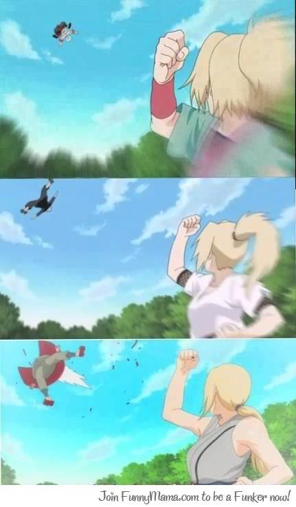 Some things never changes! Tsunade sure loves to punch Jaraiya ♥