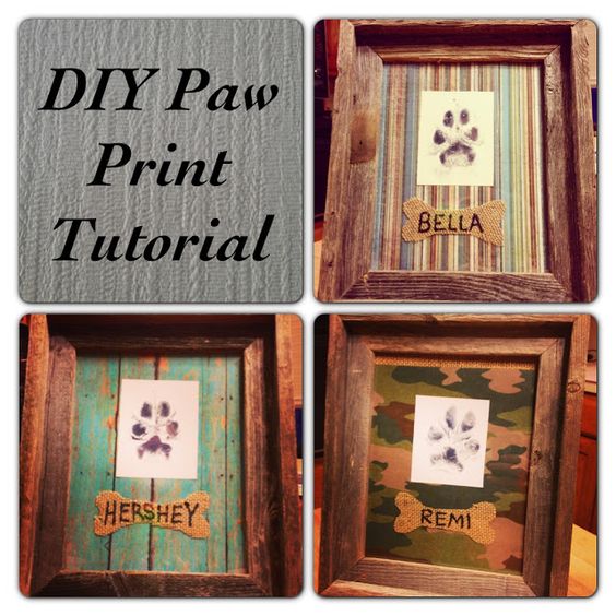 Southern Wag Pet Accessories: Framed Paw Print Tutorial