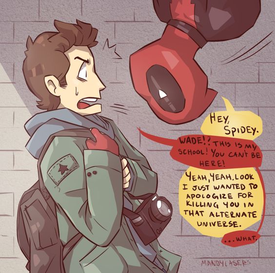 Spideypool. This would happen.