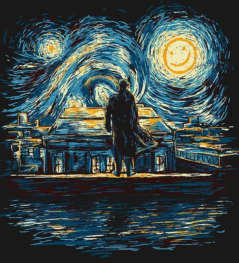 Starry Night: Sherlock BBC by girardin27