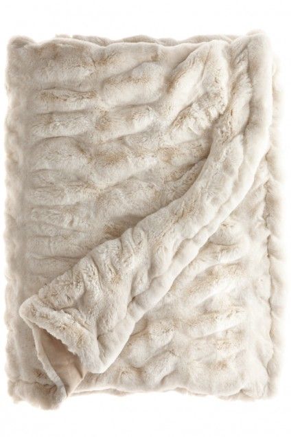 Stay cozy with this Faux Fur Throw. #home #decor Enter the code FALLFF13 at checkout to receive 25% off through 10/27.