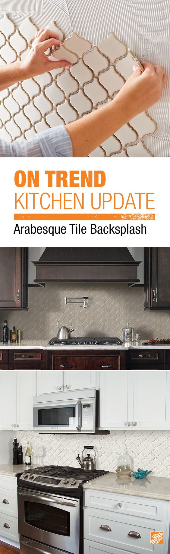 Stay under budget on your DIY kitchen project with MS International Bianco Arabesque Ceramic Mosiac Wall Tile. This affordable tile features a mesh sheet for easy installation. In elegant neutral shades, this glossy porcelain creates a distinct pattern for various install projects in bathrooms, kitchens and other residential or commercial spaces.