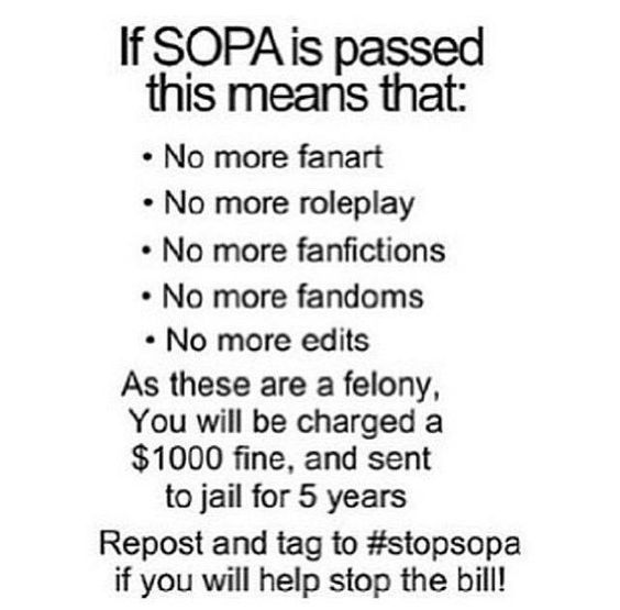 STOP SOPA PIN TO ALL UR FANDOM BOARDS!!! #stopsopa