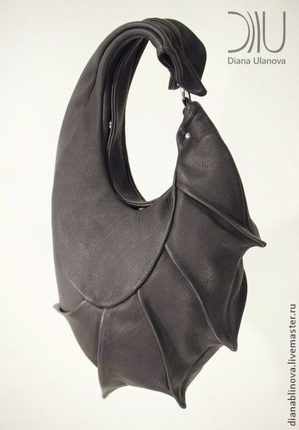 сумка кожаная КОКОН - чёрный,однотонный,сумка женская,сумка ручной работы