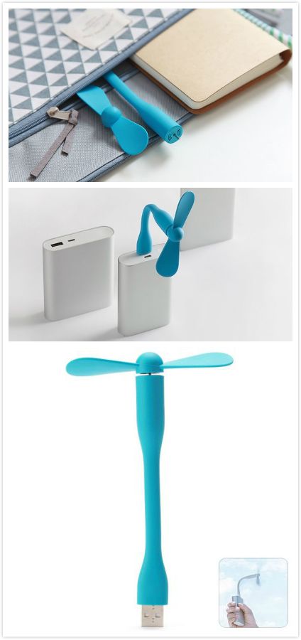 Super Mute USB Fan Detachable Mini Low Power Consumption Fan for Desktop / Computer / Home / Office Supply