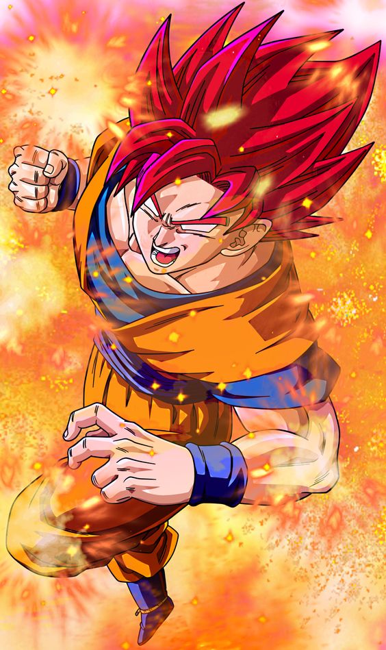 Super Sayian Goku GOD