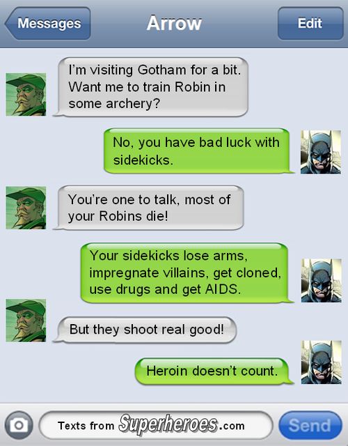superhero text messages - Bing Images