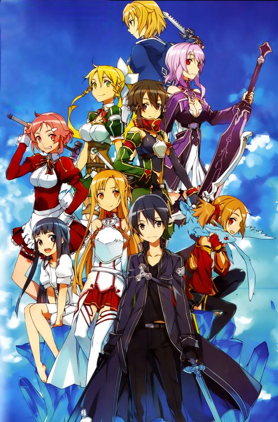 Sword Art Online, my favorite show. It's awesome you should watch it