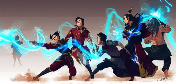 The Four Elements Specialized | by Ctreuse109 | Fire | Lightningbending | The Last Airbender | Legend of Korra | Avatar