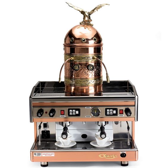 The Genuine Italian Astoria Dual Espresso Machine. ONLY $8000  Recalling the classic column espresso makers first invented in 1901, this commercial-grade dual espresso maker from Italy is the same kind trusted in fine restaurants worldwide to brew coffee for hundreds of customers every day.