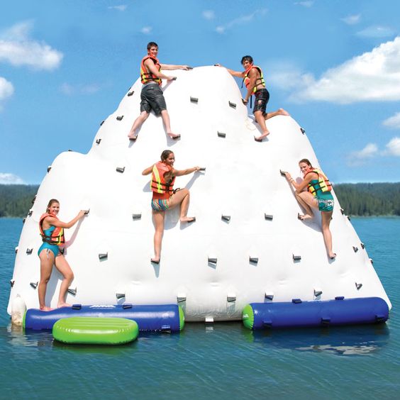 The Gigantic Inflatable Climbing  would be awesome for the lake this summer!!!!!