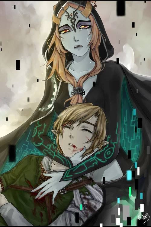 The Legend of Zelda : Twilight Princess : Link and Midna - this is super depressing :(