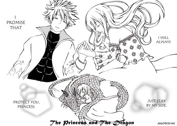 The Princess and The Dragon (NaLu doujin) by AyuMichi-me on DeviantArt