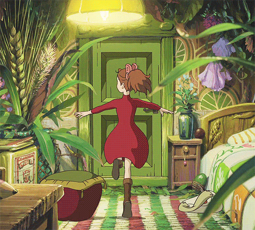 The Secret World of Arietty | Miyazaki | Studio Ghibli | (gif)