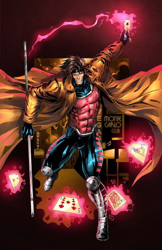 The thing that i think most people didn't get about Gambit was that his only power was to charge things till they would exolode, the throwing cards thing, was just him being awesome. Gambit by Jey Soliva *