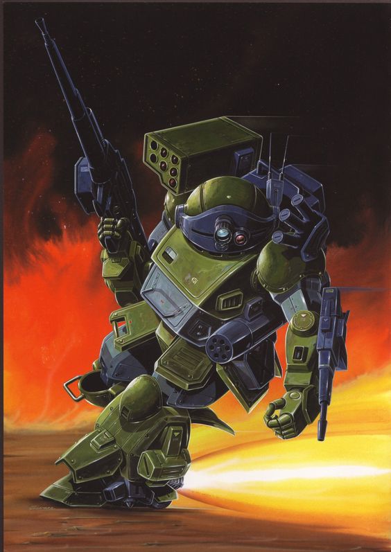 thebloggerformerlyknownasmadcap:  So in addition to being my birthday (as well as Joe Strummers) today is the 30th anniversary of Armored Trooper VOTOMs: The Last Red Shoulder which is easily my favorite VOTOMs OVA