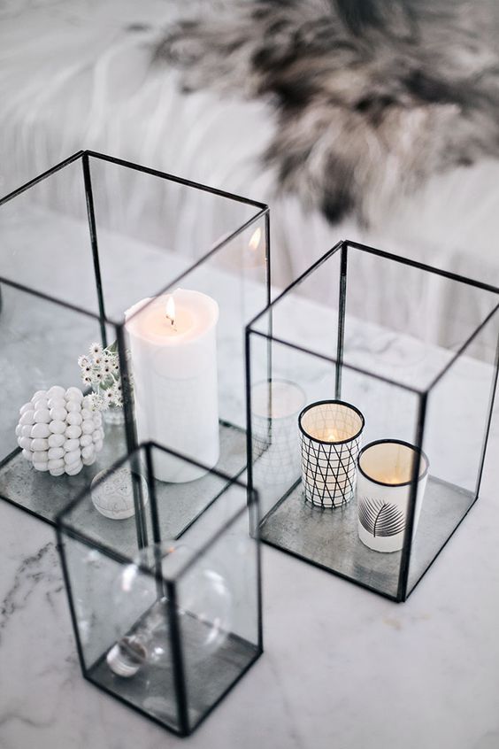 These candle holders are perfect at making your space look sophisticated and classy.