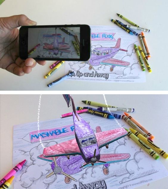 This augmented reality coloring book is sure to be a new favorite.