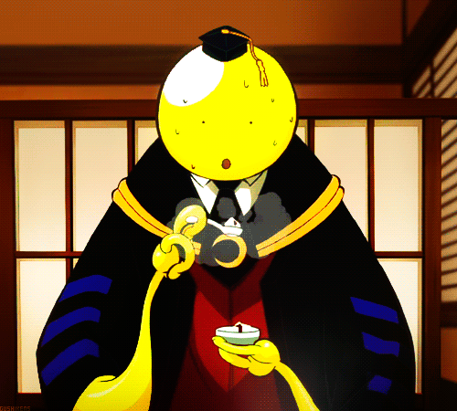 This is a really cool GIF, to be honest. - DA | Koro-sensei | Assassination Classroom