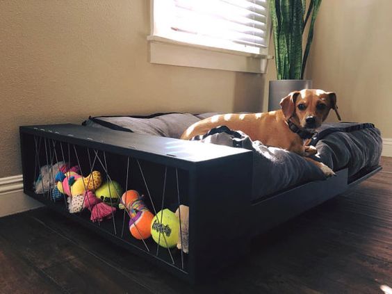 This is an amazing sleek and modern pet bed. Looks like its floating, but dont fret, this bed is sturdy and built for large or small pets and can