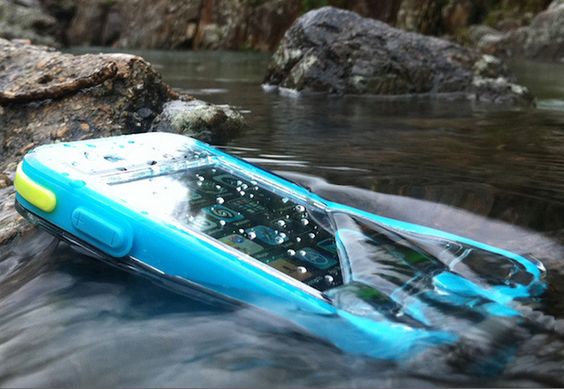 This is beyond cool, more like absolute necessity, waterproof phone cases!