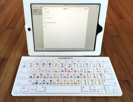 This physical keyboard puts all of your favorite emoji at your fingertips