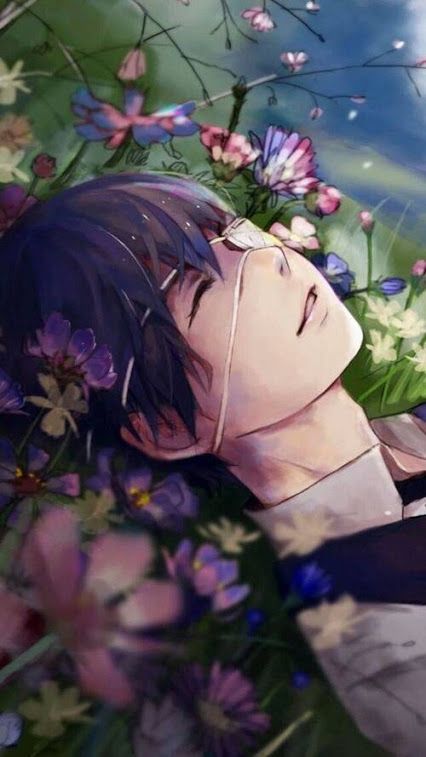 Tokyo Ghoul Kaneki- He looks so peaceful. Never really get to see him this way.