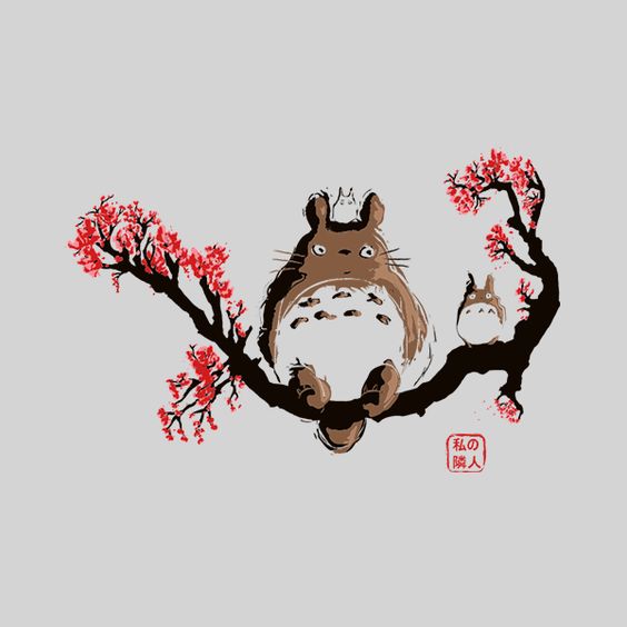 Totoro by Theduc Simple and cute :)
