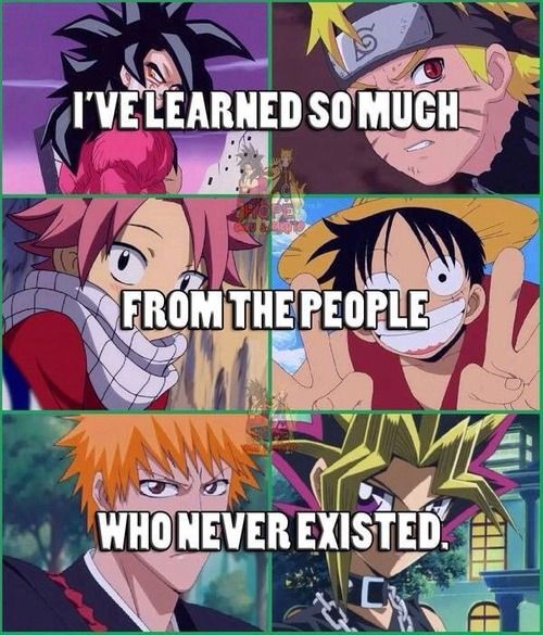 true quote for any anime lover. And yes I know this fits more into an amine bored then fairy tail