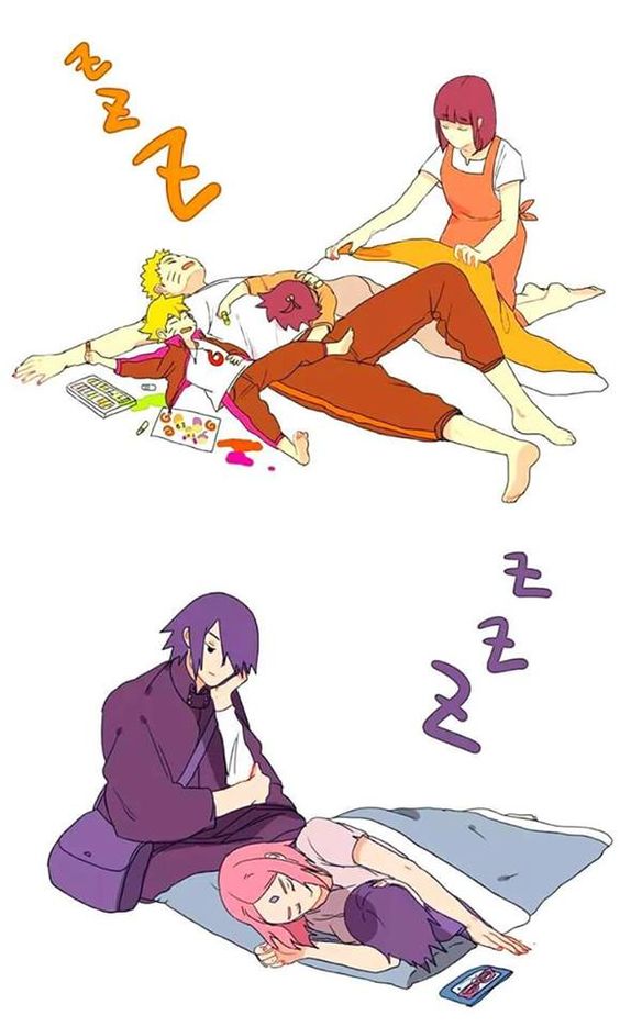 Uzumaki and Uchiha families #Naruto