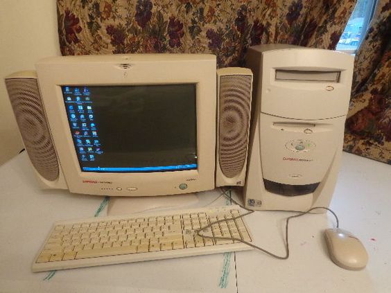 vintage gaming desktop computer