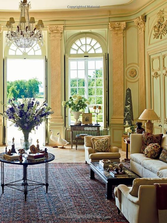 (wall ) Chateau du Grand-Lucé: Decorating a Great French Country House: Timothy Corrigan, Eric Piasecki, Marc Kristal