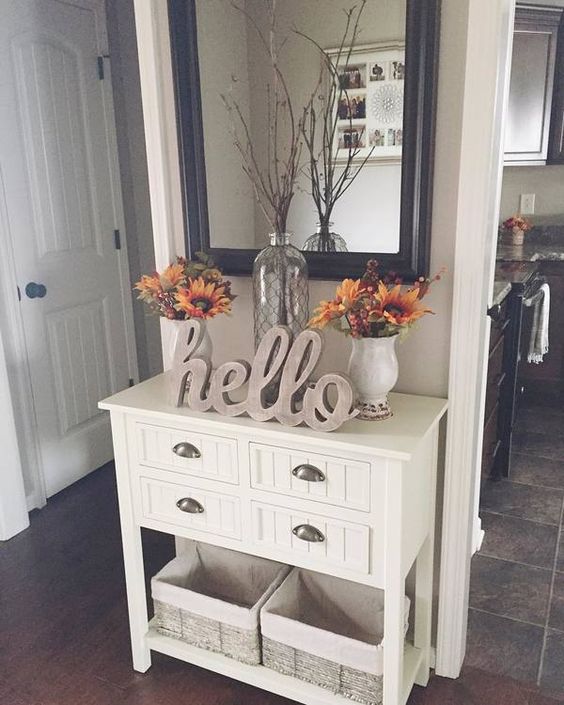 White Beadboard Console Table in Kitchen | Kirkland's