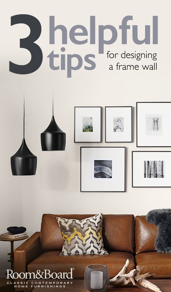 With three helpful and inspirational tips, learn how to create your very own modern frame wall in your living room using our exclusive, American-made frames, ledges or shelves.