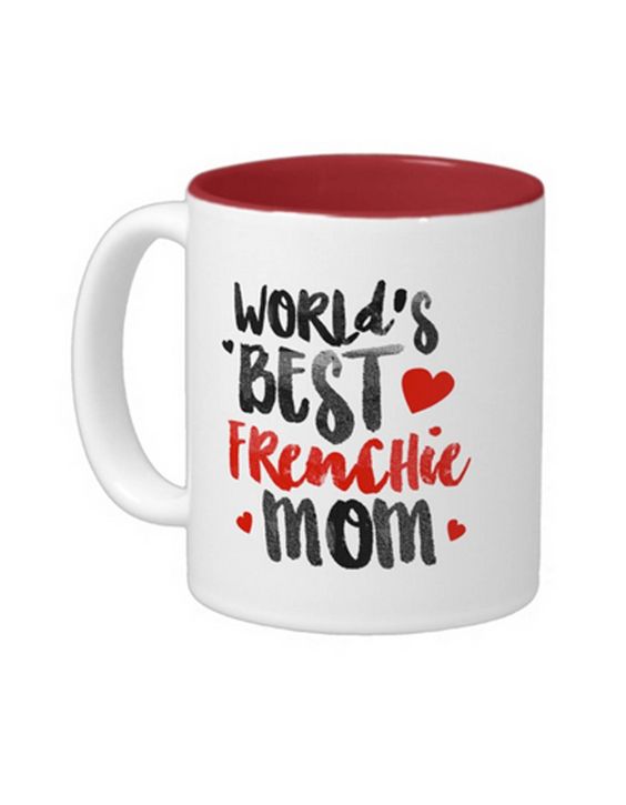 World's Best Frenchie Mom French Bulldog Mug