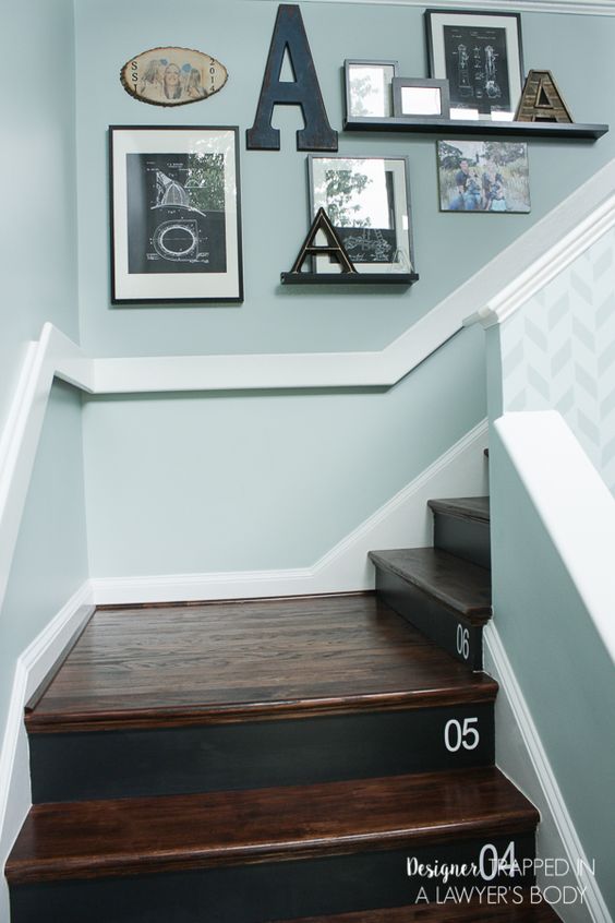 WOW, WOW, WOW! This DIY staircase makeover was accomplished in a weekend and looks like a professional job! Need to tackle your own staircase makeover? Come check out full details from Designer Trapped in a Lawyer's Body!