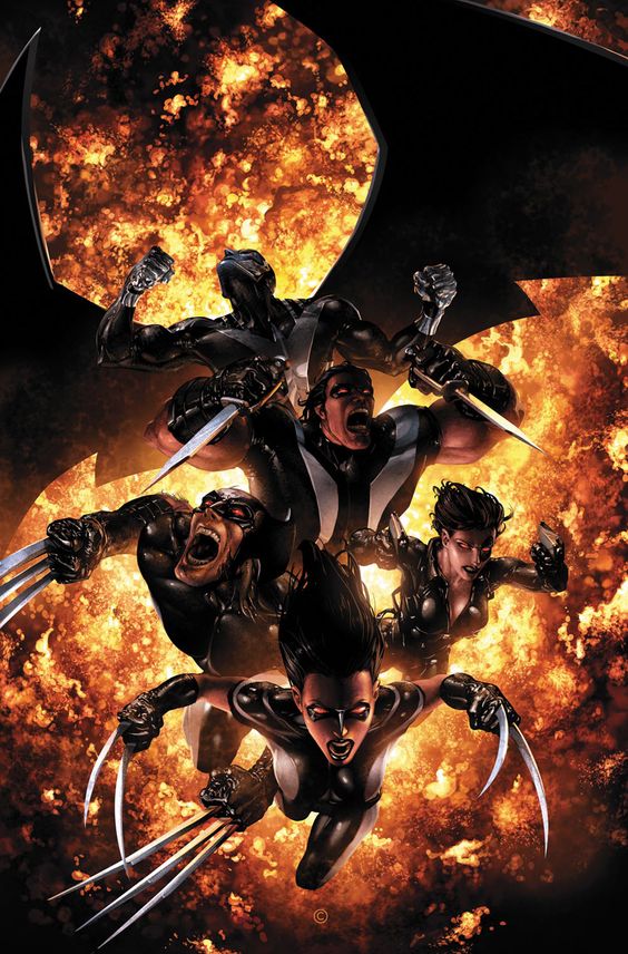 X-Force - Archangel, Warpath, Wolverine, Domino, & X-23