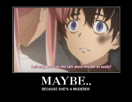 yuno gasai - In a nutshell also a lot of other people like Jack the Ripper and The Joker