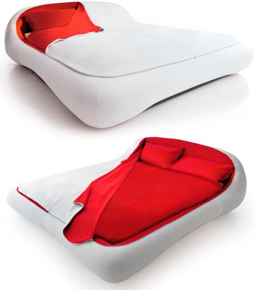 Zip up your bed and it's made. #bed