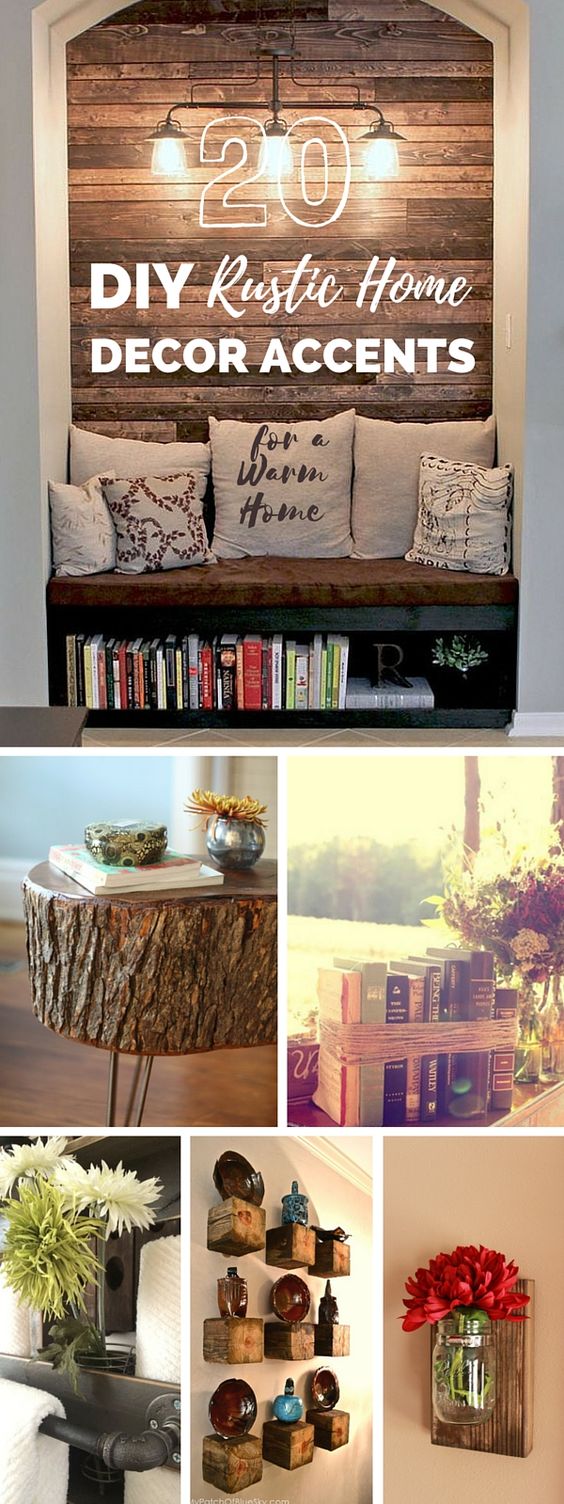 Awesome #DIY #Rustic #HomeDecor #Crafts Projects!