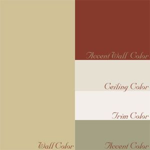 french country cottage paint color palette - Google Search